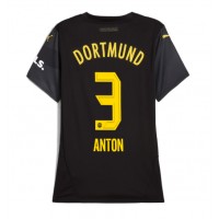 Maglie da calcio Borussia Dortmund Waldemar Anton #3 Seconda Maglia Femminile 2024-25 Manica Corta